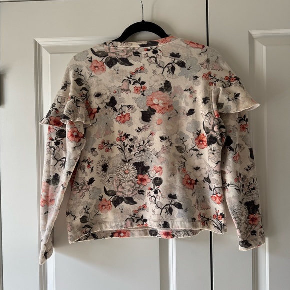 Floral Ruffle Sweater - Picture 4 of 5